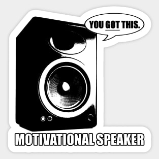 Motivational speaker Sticker
